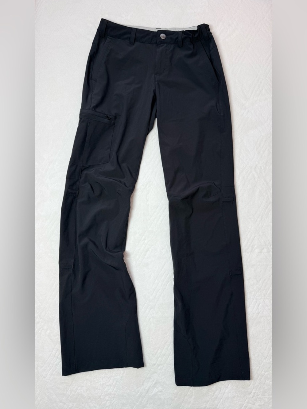 REI Pants Women 0 Hiking Outdoors Black Hiking RN37249 Zipper Pockets Athlesiure